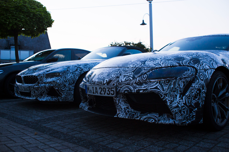 Illustration for article titled Oh Cool It's the Toyota Supra and BMW Z4 Just Hanging Out